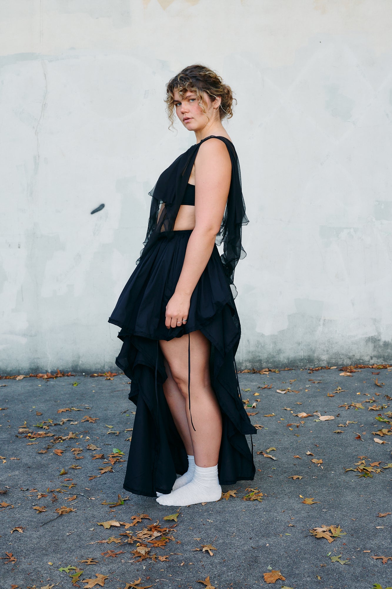 Draped + Gathered Skirt