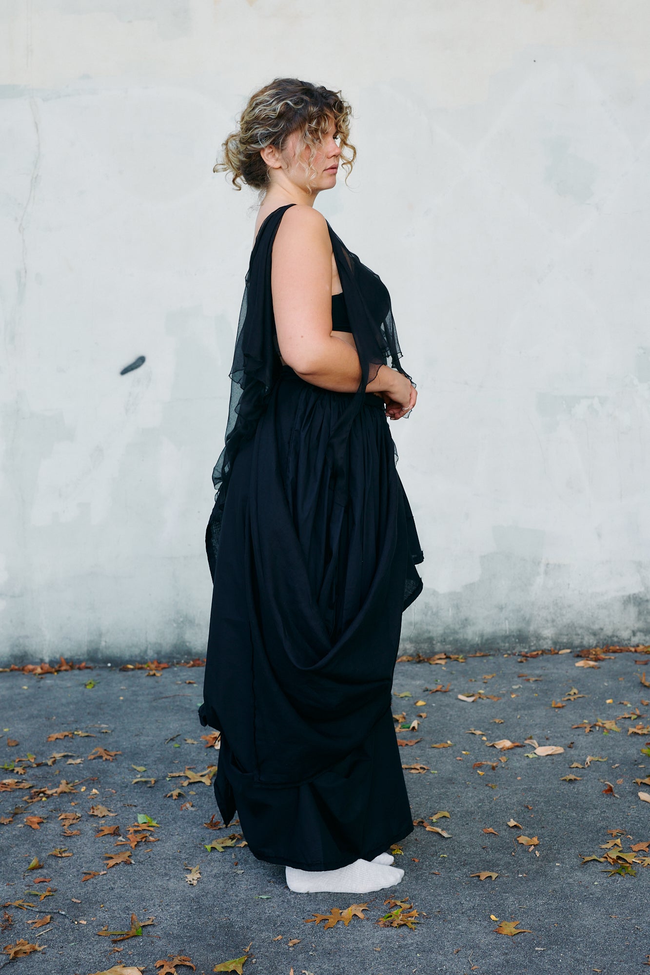 Draped + Gathered Skirt