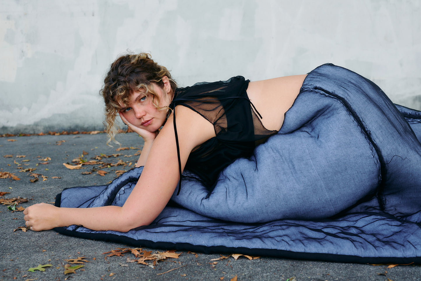 Stuffed Cotton Gauze Skirt